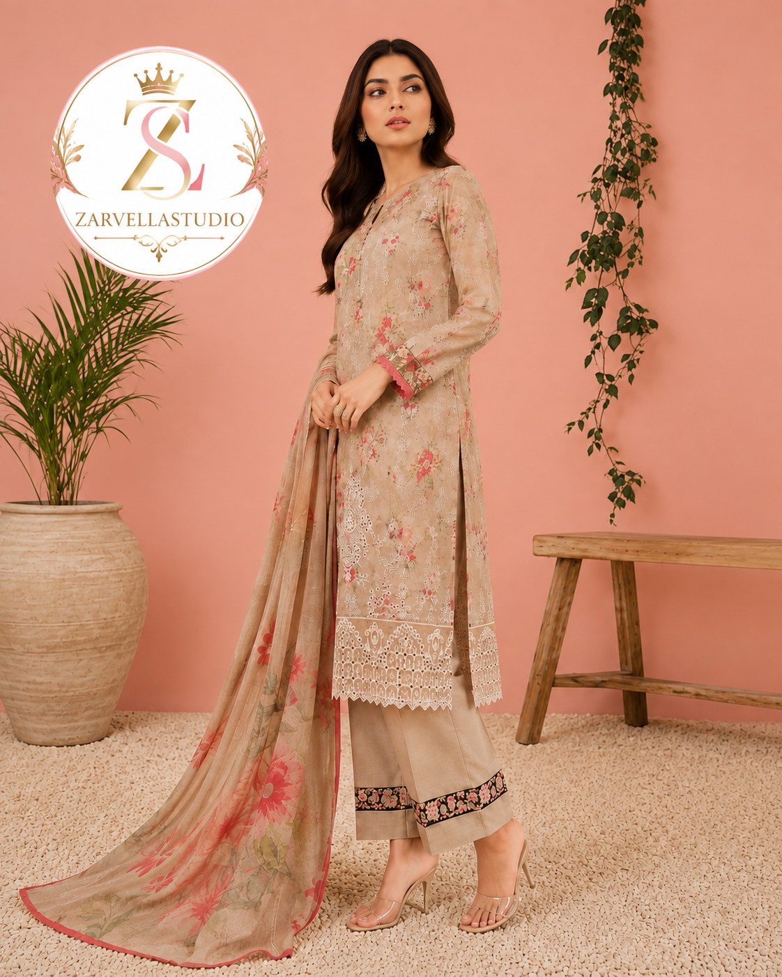 Printed lawn